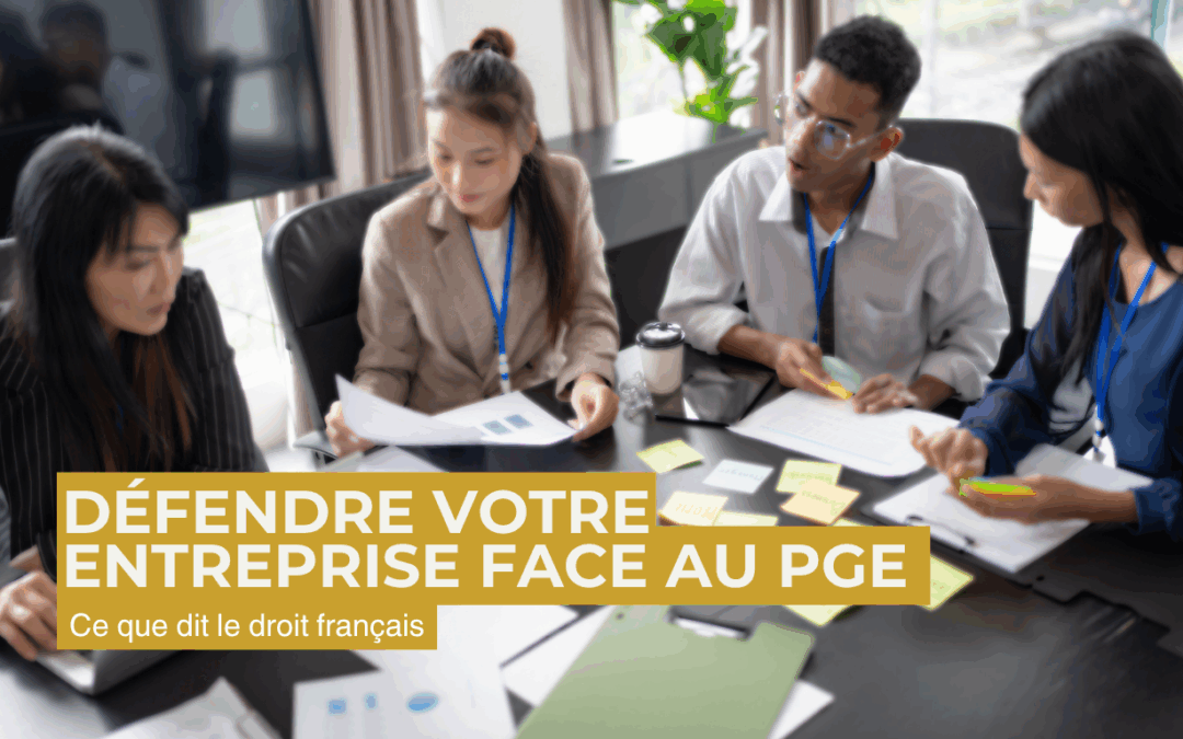 Défendre votre entreprise face au PGE